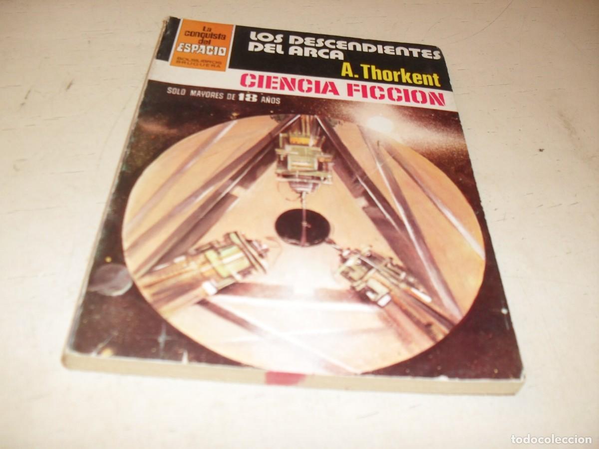 Tebeos: BOLSILIBRO LA CONQUISTA DEL ESPACIO N&ordm; 569,DESCENDIENTES DEL ARCA.DE A.THORKENT,DE 746.BRUGUERA,1970