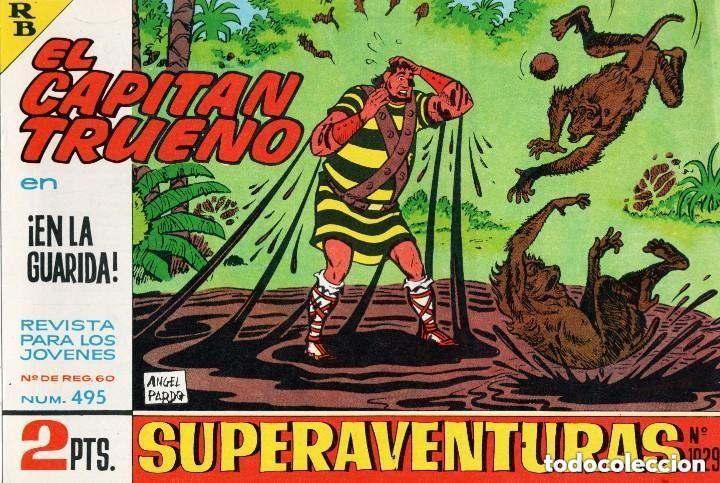 Giornalini: EL CAPITAN TRUENO N&ordm; 495 (FACSIMIL) - BRUGUERA - MUY BUEN ESTADO - OFM16