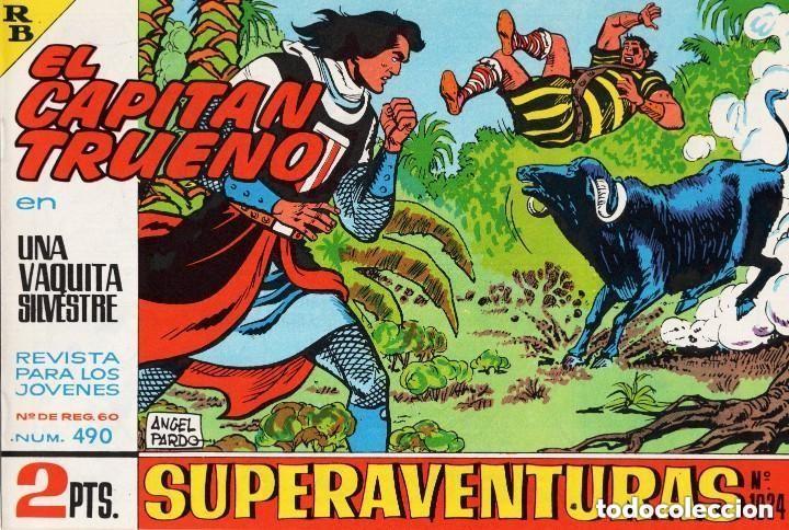 Giornalini: EL CAPITAN TRUENO N&ordm; 490 (FACSIMIL) - BRUGUERA - MUY BUEN ESTADO - OFM16