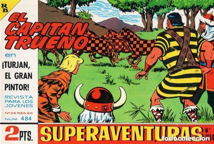 Giornalini: EL CAPITAN TRUENO N&ordm; 484 (FACSIMIL) - BRUGUERA - MUY BUEN ESTADO - OFM16
