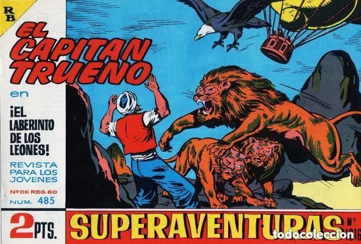 Giornalini: EL CAPITAN TRUENO N&ordm; 485 (FACSIMIL) - BRUGUERA - MUY BUEN ESTADO - OFM16