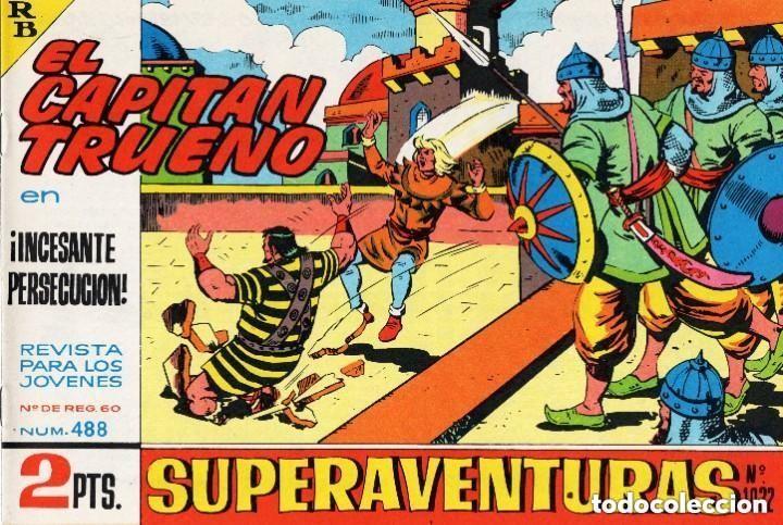 Giornalini: EL CAPITAN TRUENO N&ordm; 488 (FACSIMIL) - BRUGUERA - MUY BUEN ESTADO - OFM16