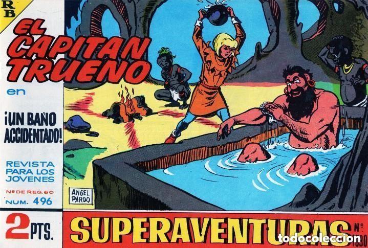 Giornalini: EL CAPITAN TRUENO N&ordm; 496 (FACSIMIL) - BRUGUERA - MUY BUEN ESTADO - OFM16