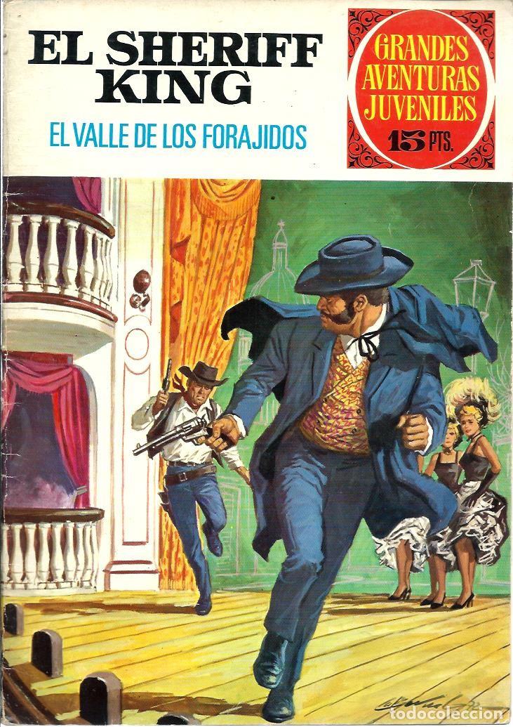 Comics: EL SHERIFF KING - EL VALLE DE LOS FORAJIDOS - BRUGUERA, GRANDES AVENTURAS JUVENILES 39 1&ordf; ED 1973