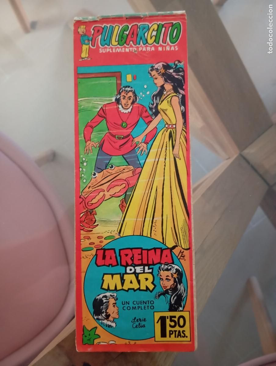 Tebeos: Suplemento Pulgarcito Celia 22 Bruguera La reina del mar