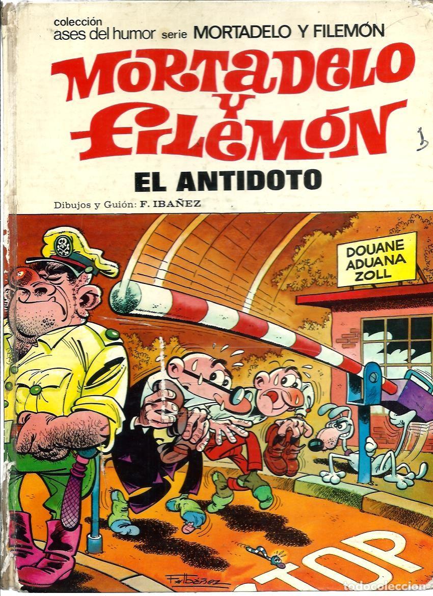 Tebeos: IBA&Ntilde;EZ - ASES DEL HUMOR N&ordm; 28 - EL ANTIDOTO - BRUGUERA, 1974, 1A EDICION