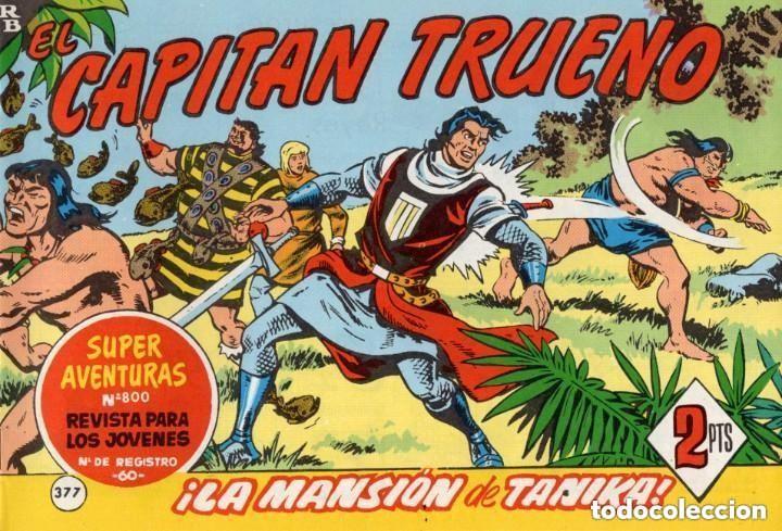 Comics: EL CAPITAN TRUENO N&ordm; 377 (FACSIMIL) - BRUGUERA - MUY BUEN ESTADO - OFM16