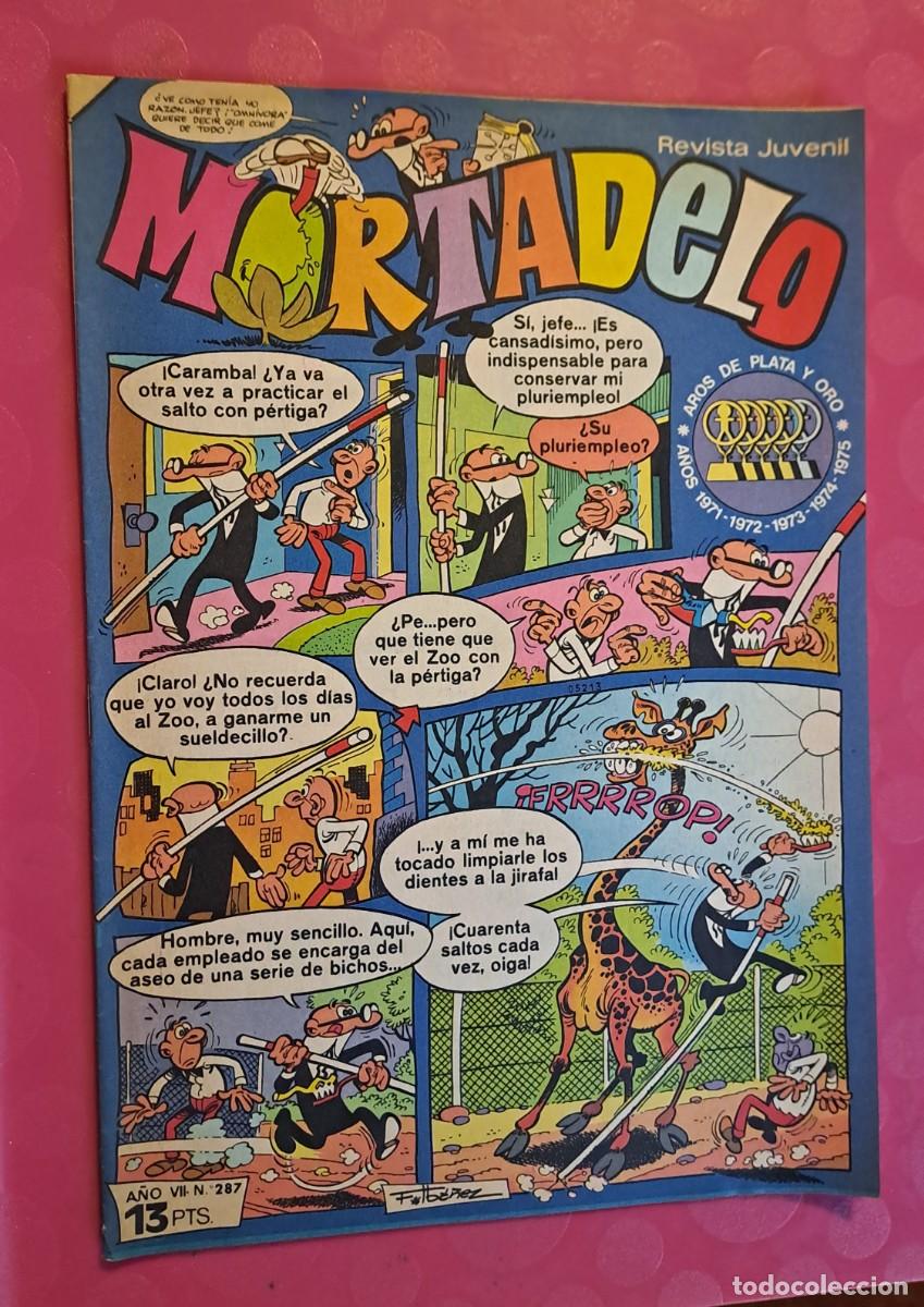 Livros de Banda Desenhada: MORTADELO. A&Ntilde;O VII N&ordm; 287 EDITORIAL BRUGUERA, 1976