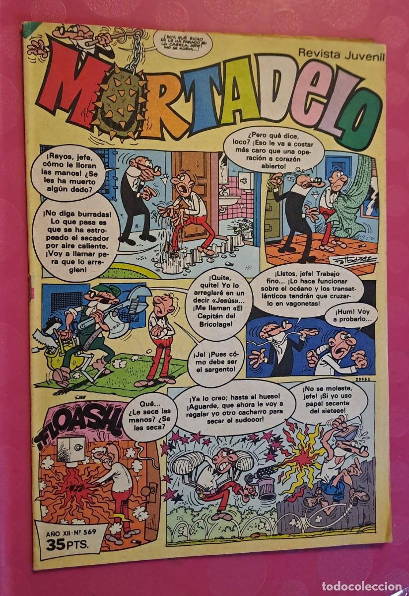 Tebeos: MORTADELO. A&Ntilde;O XII N&ordm; 569 EDITORIAL BRUGUERA, 1981