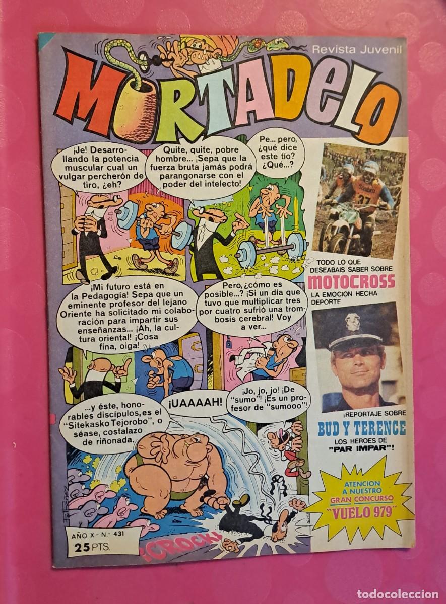Tebeos: MORTADELO. A&Ntilde;O X N&ordm; 431 EDITORIAL BRUGUERA, 1979