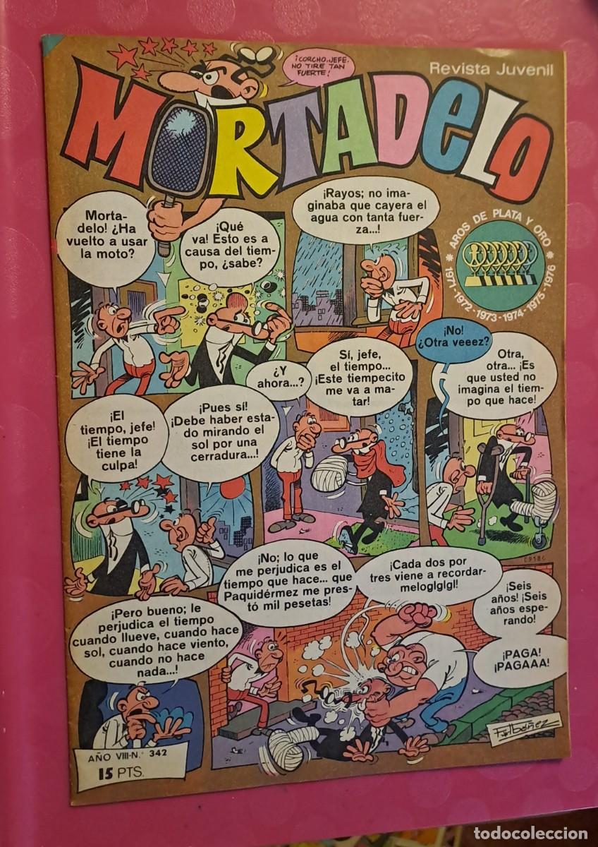 Tebeos: MORTADELO. A&Ntilde;O VIII N&ordm; 342 EDITORIAL BRUGUERA, 1977