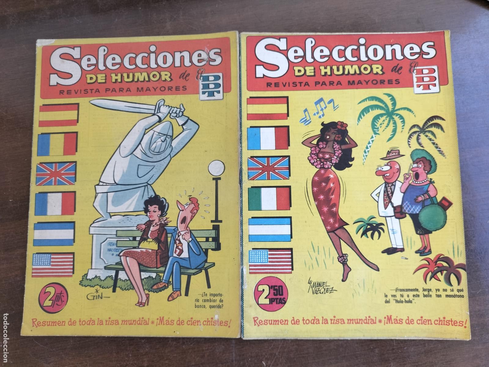 BDs: el ddt n&ordm; 72 y 74 de secciones de humor