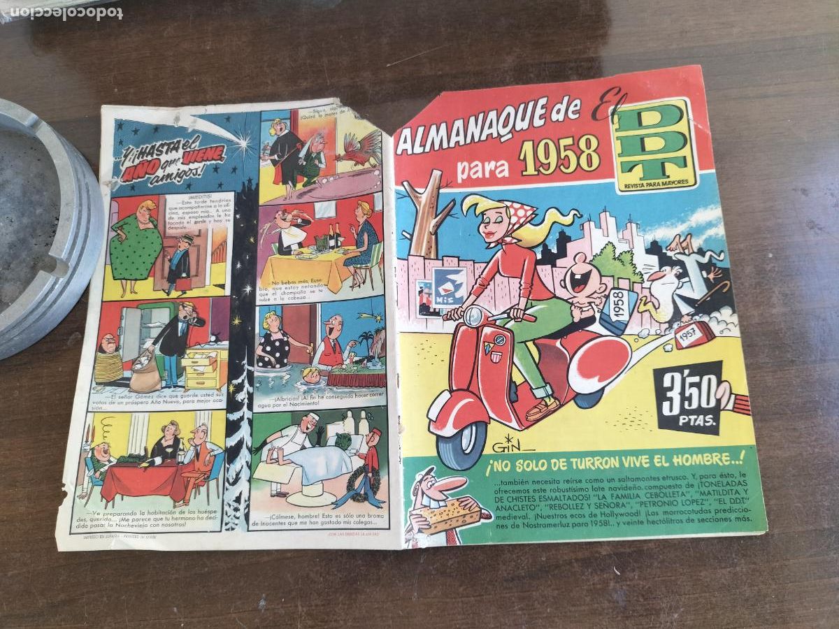 BDs: el ddt n&ordm; extra almanaque 1958