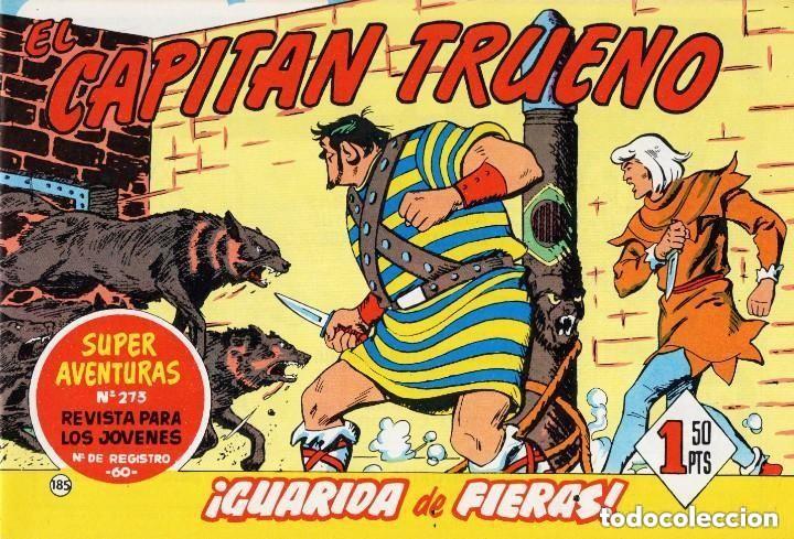 Comics: EL CAPITAN TRUENO N&ordm; 185 (FACSIMIL) - BRUGUERA - MUY BUEN ESTADO - OFM16
