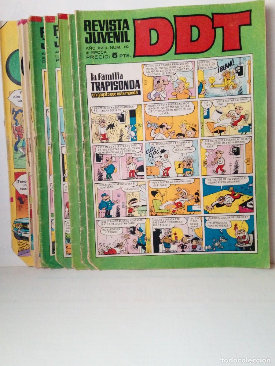 BDs: LOTE DE 9 TEBEOS &rdquo;DDT&rdquo; EDITORIAL BRUGUERA.ORIGINALES DE LA EPOCA