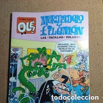 Comics: TEBEO DE OLE MORTADELO Y FILEMON EN LAS TACILLAS VOLANTES DEL A&Ntilde;O 1989 N&ordm; 348 - M. 123