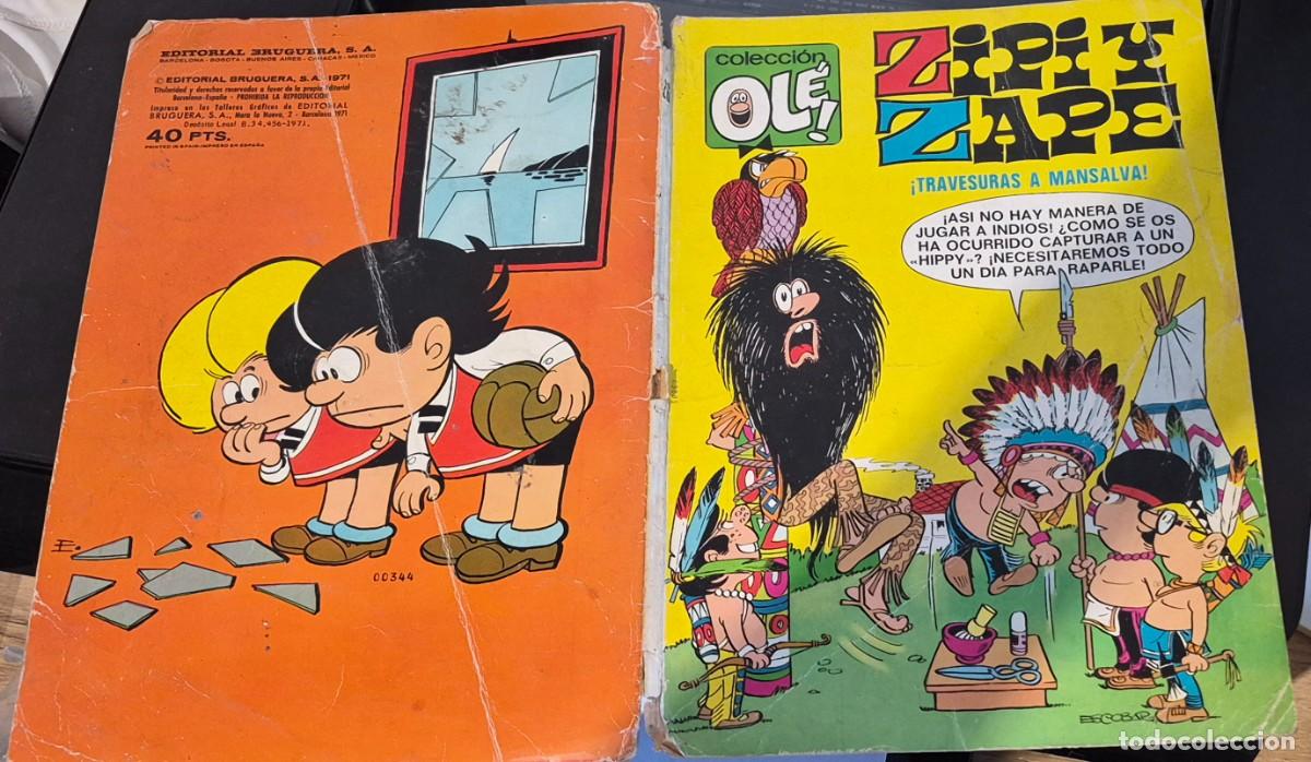 BDs: TAPAS O CUBIERTAS ORIGINALES DE OLE N&ordm; 26 ZIPI Y ZAPE, BRUGUERA 1971 - PARA ARREGLAR OTRO