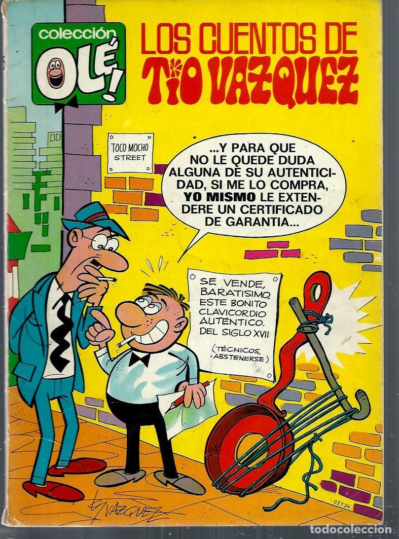 Livros de Banda Desenhada: OLE N&ordm; 25, LOS CUENTOS DE TIO VAZQUEZ, BRUGUERA 1971 - INCOMPLETO, PARA ARREGLAR OTRO