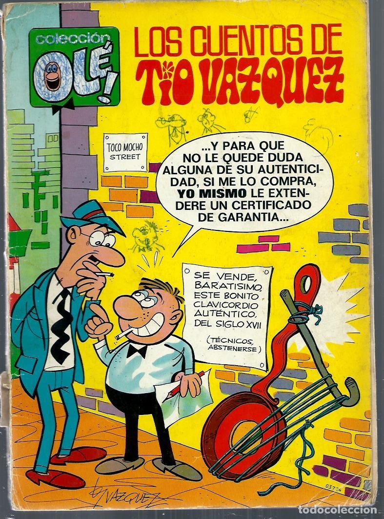 Livros de Banda Desenhada: OLE N&ordm; 25, LOS CUENTOS DE TIO VAZQUEZ, BRUGUERA 1971 - INCOMPLETO, PARA ARREGLAR OTRO