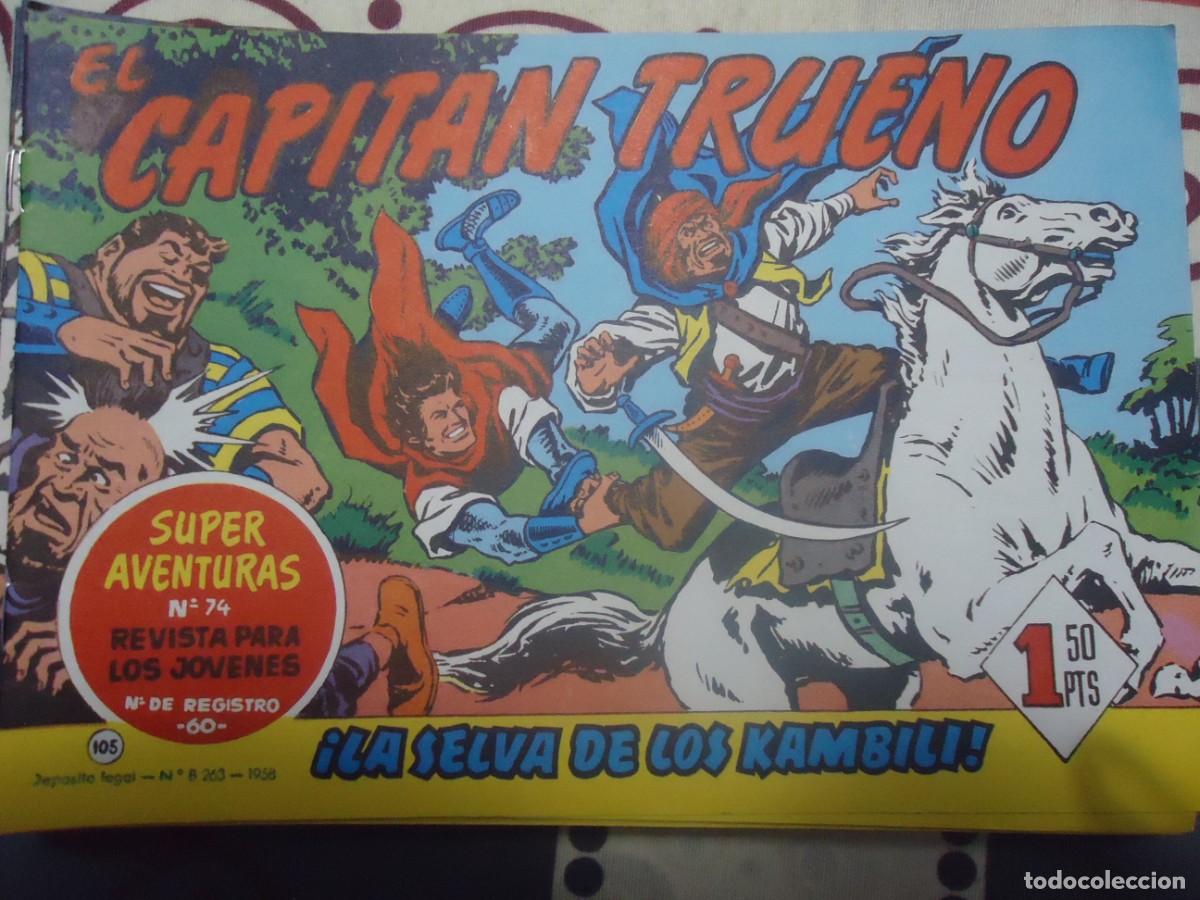 Tebeos: EL CAPITAN TRUENO N&ordm; 105, LA SELVA DE LOS CAMBILI