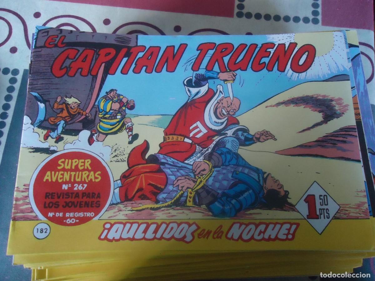 Tebeos: EL CAPITAN TRUENO N&ordm; 182, AULLIDOS EN LA NOCHE