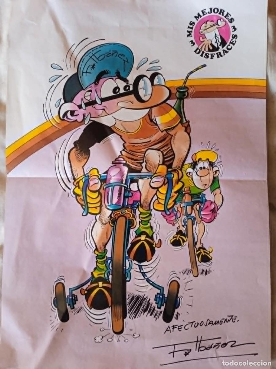 Tebeos: mortadelo ciclista poster