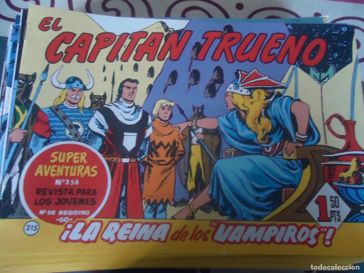 Tebeos: EL CAPITAN TRUENO N&ordm; 215, LA REINA DE LOS VAMPIROS