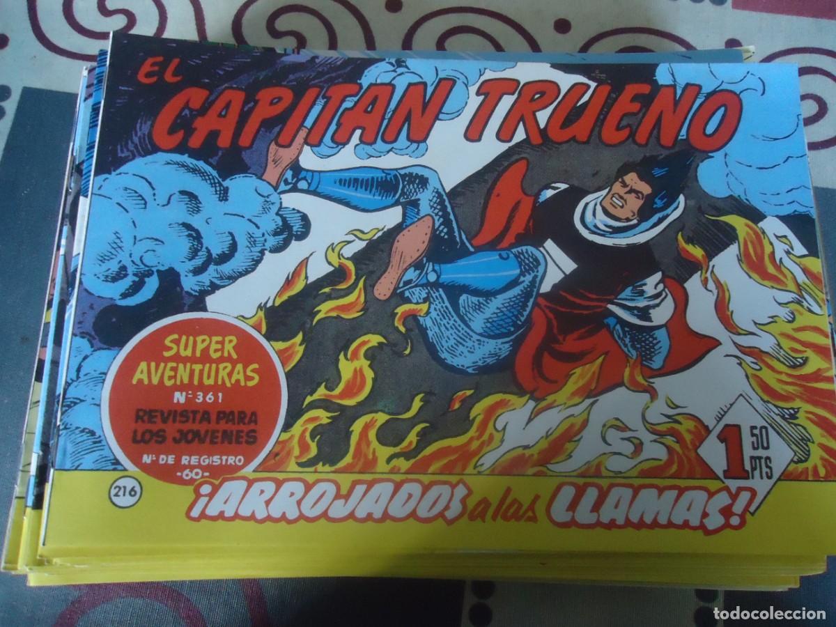 Tebeos: EL CAPITAN TRUENO N&ordm; 216, ARROJADOS A LAS LLAMAS