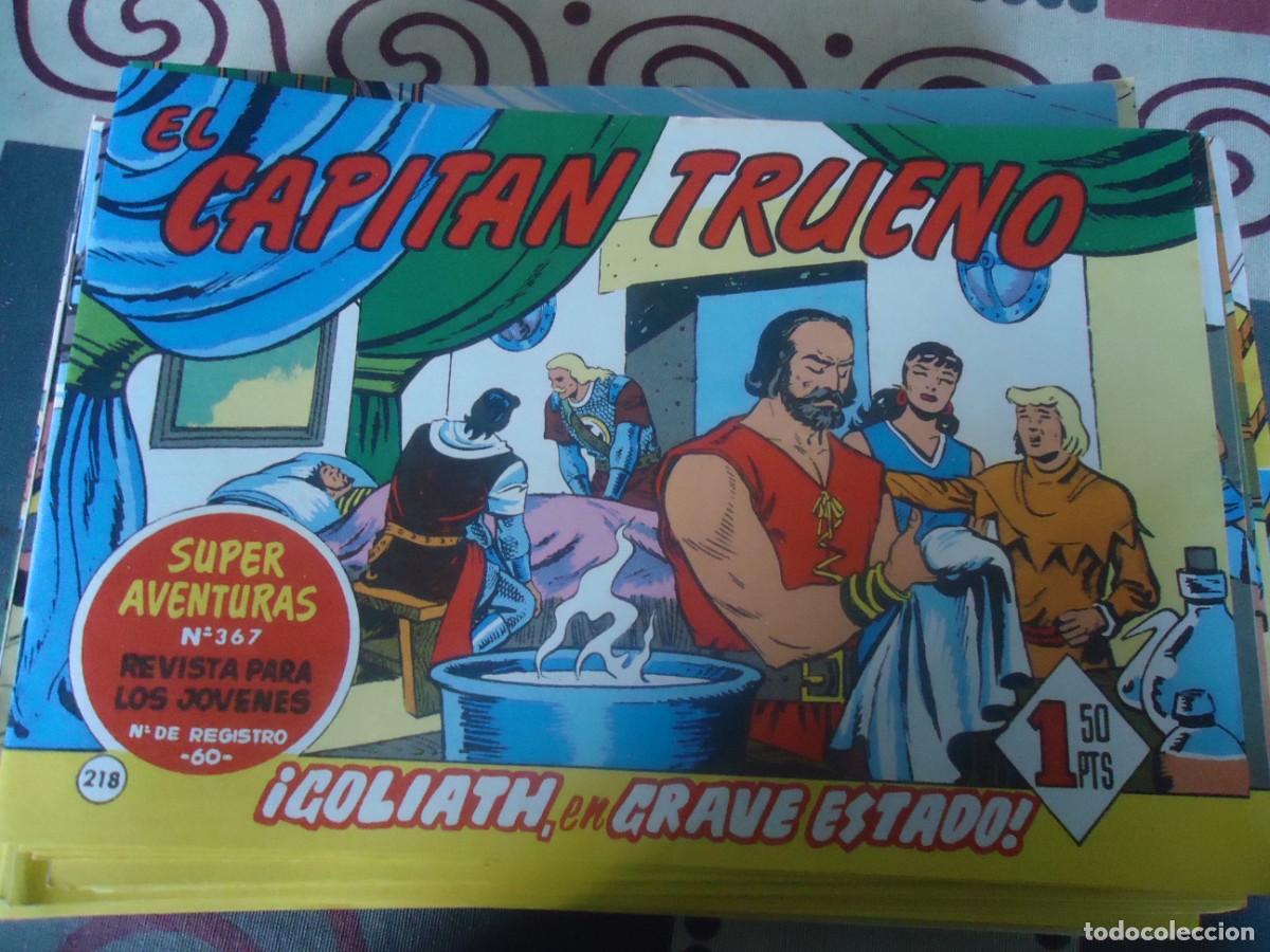 Tebeos: EL CAPITAN TRUENO N&ordm; 218, GOLIATH EN GRAVE ESTADO
