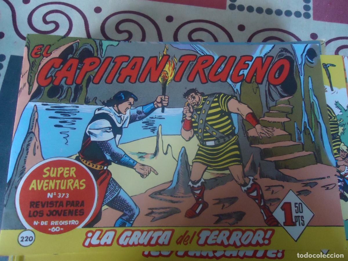 Tebeos: EL CAPITAN TRUENO N&ordm; 220, LA GRUTA DEL TERROR