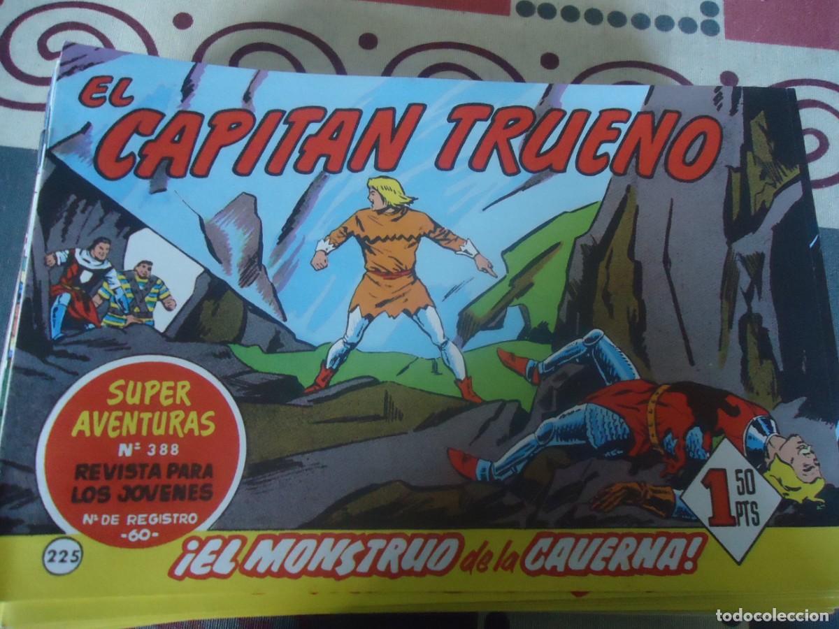 Tebeos: EL CAPITAN TRUENO N&ordm; 225, EL MONSTRUO DE LA CAVERNA