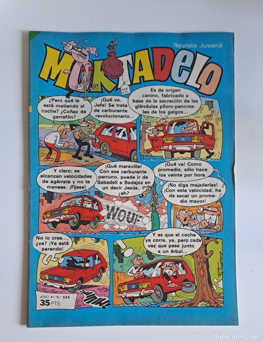 Tebeos: MORTADELO. A&Ntilde;O XI N&ordm; 524 EDITORIAL BRUGUERA, 1980