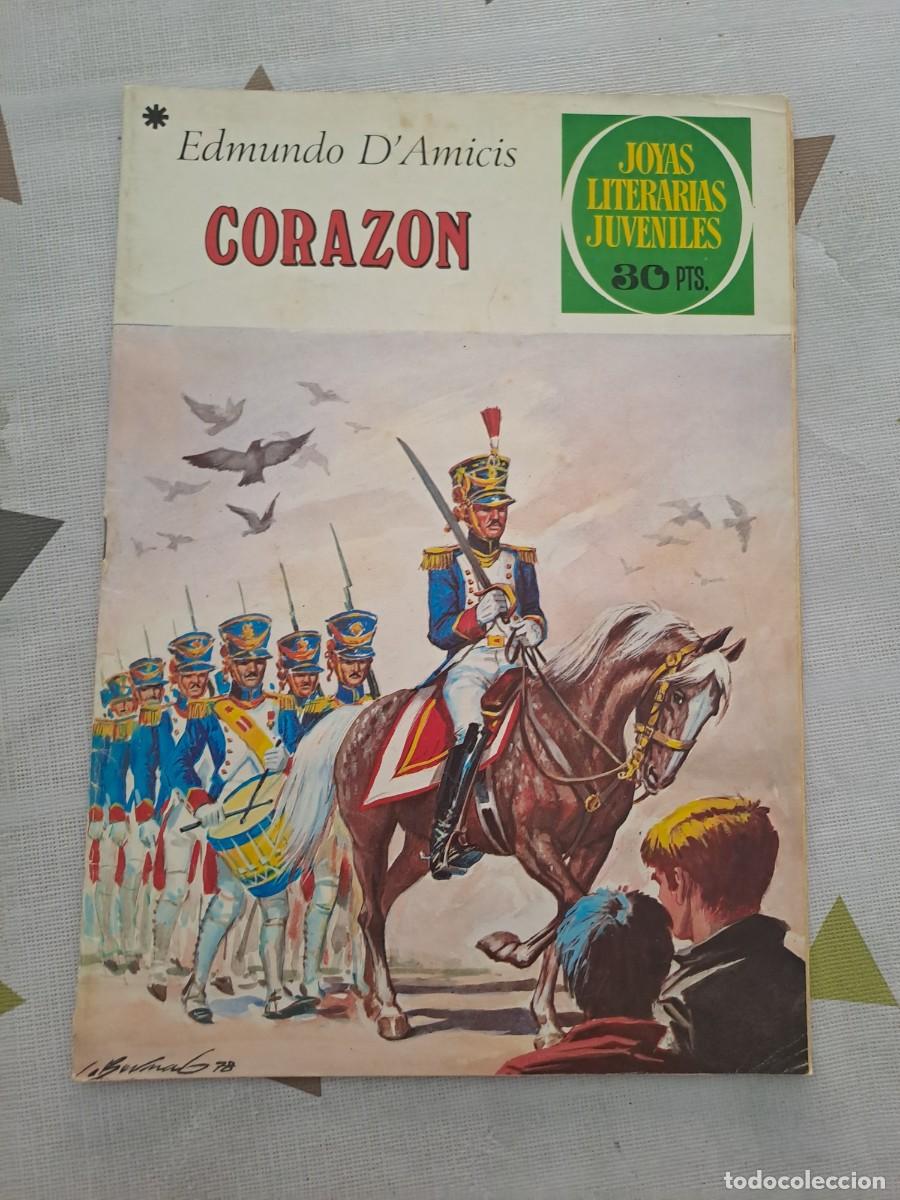 Tebeos: Joyas literarias 198, corazon, primera edicion, Bruguera en muy buen estado