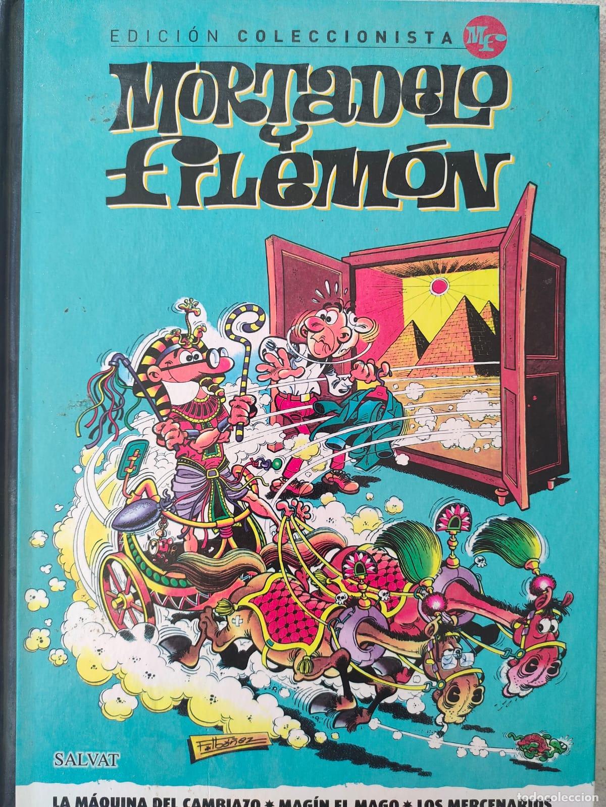 Tebeos: MORTADELO Y FILEMON LA MAQUINA DEL CAMBIAZO MAGIN EL MAGO LOS MERCENARIOS