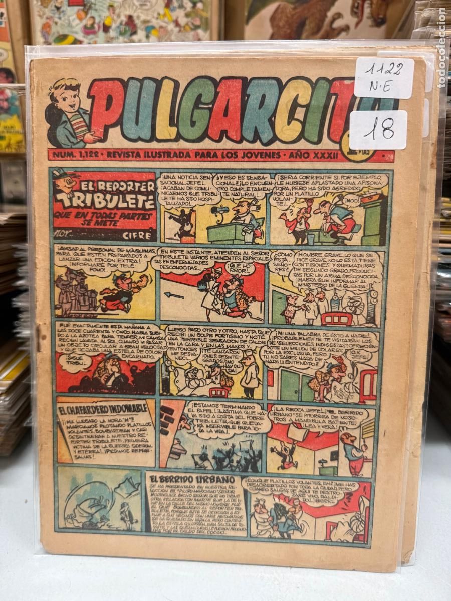 Tebeos: PULGARCITO EDITORIAL BRUGUERA NUMERO 1122