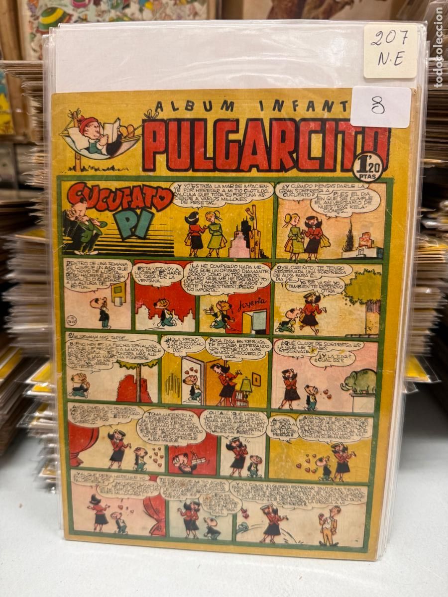 Tebeos: PULGARCITO EDITORIAL BRUGUERA NUMERO 207