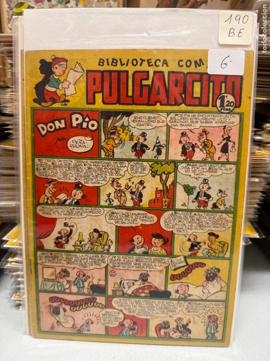 Tebeos: PULGARCITO EDITORIAL BRUGUERA NUMERO 190