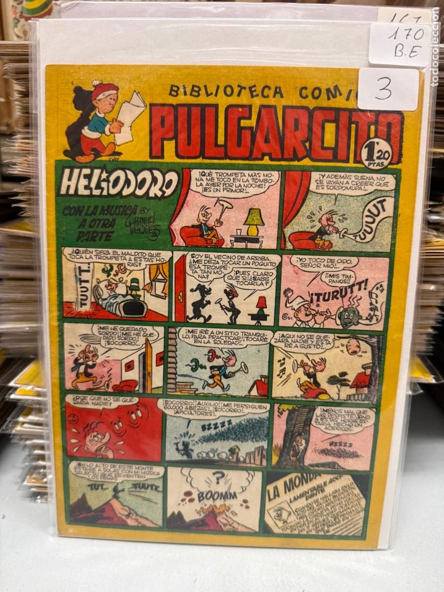 Comics: PULGARCITO EDITORIAL BRUGUERA NUMERO 170