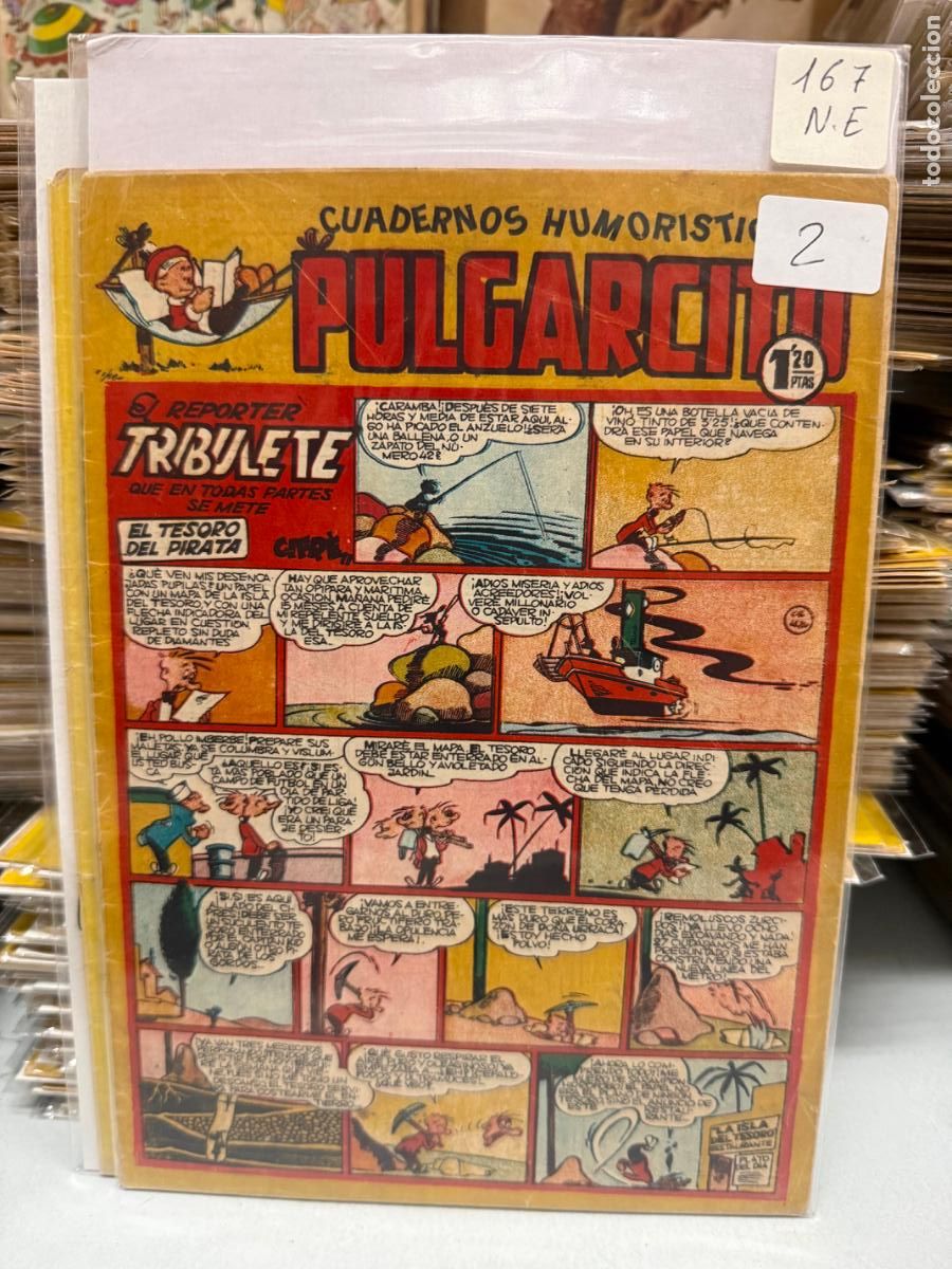 Tebeos: PULGARCITO EDITORIAL BRUGUERA NUMERO 167