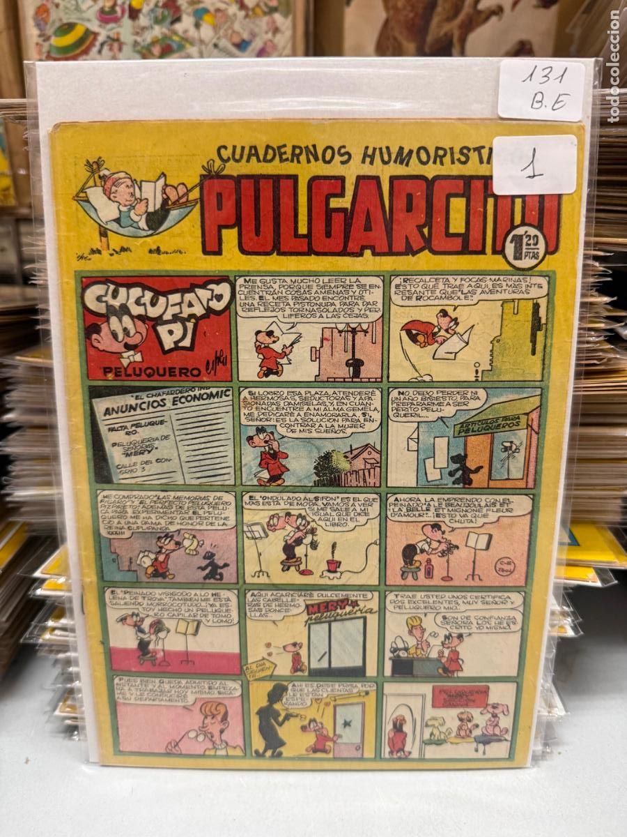 Tebeos: PULGARCITO EDITORIAL BRUGUERA NUMERO 131