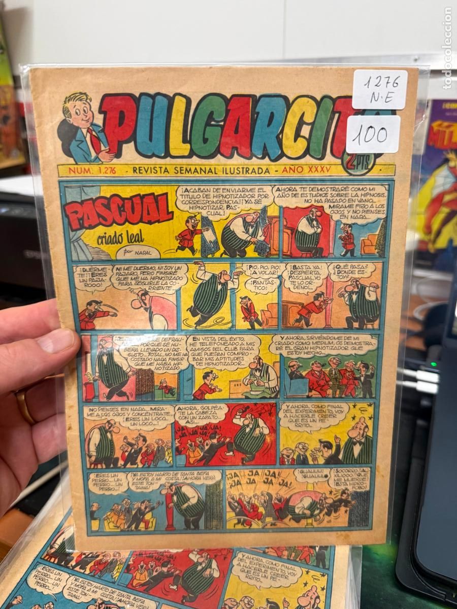 Tebeos: PULGARCITO EDITORIAL BRUGUERA NUMERO 1276