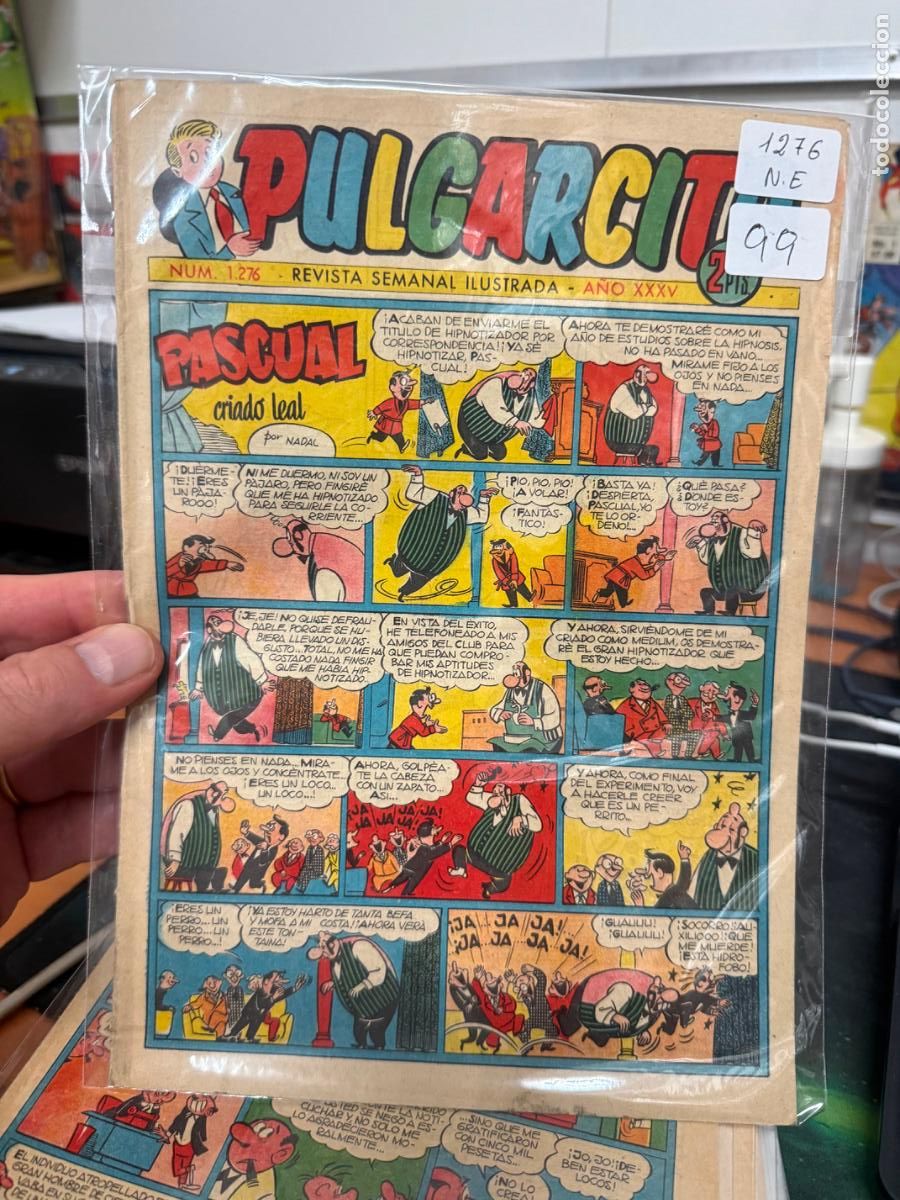 Tebeos: PULGARCITO EDITORIAL BRUGUERA NUMERO 1276