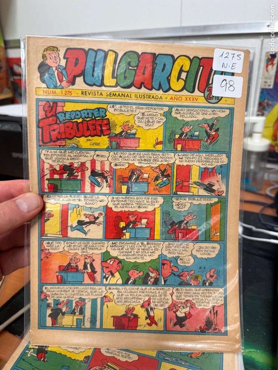 Tebeos: PULGARCITO EDITORIAL BRUGUERA NUMERO 1275