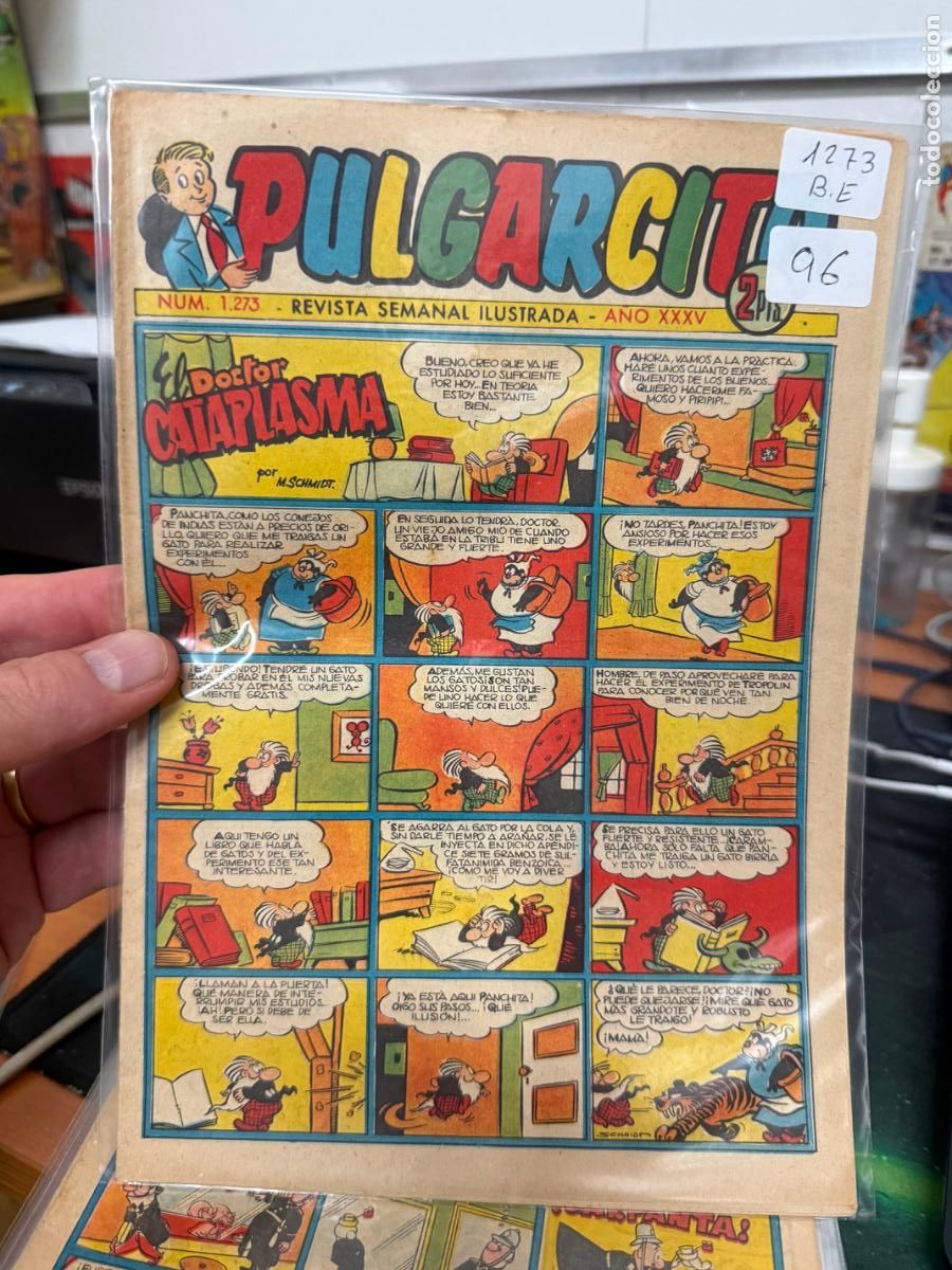 Tebeos: PULGARCITO EDITORIAL BRUGUERA NUMERO 1273