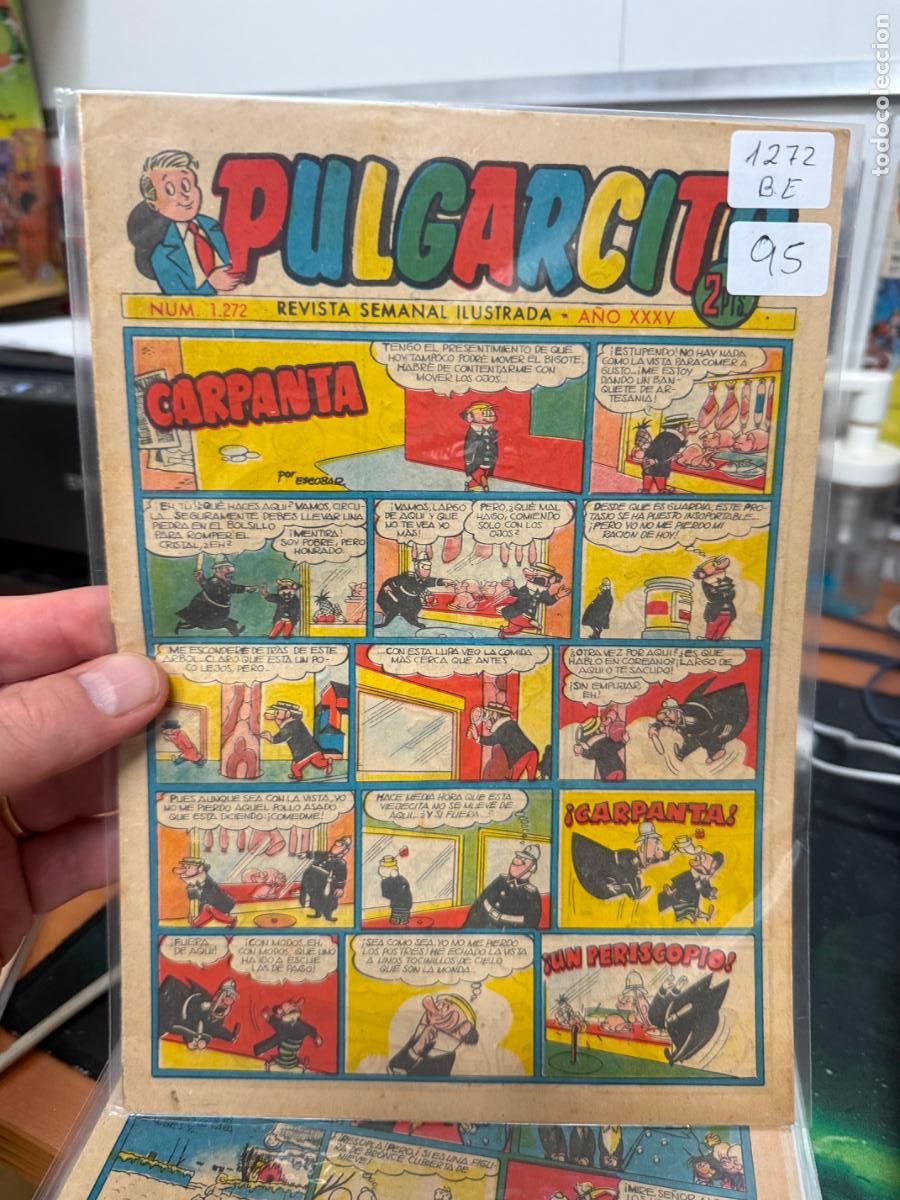 Tebeos: PULGARCITO EDITORIAL BRUGUERA NUMERO 1272