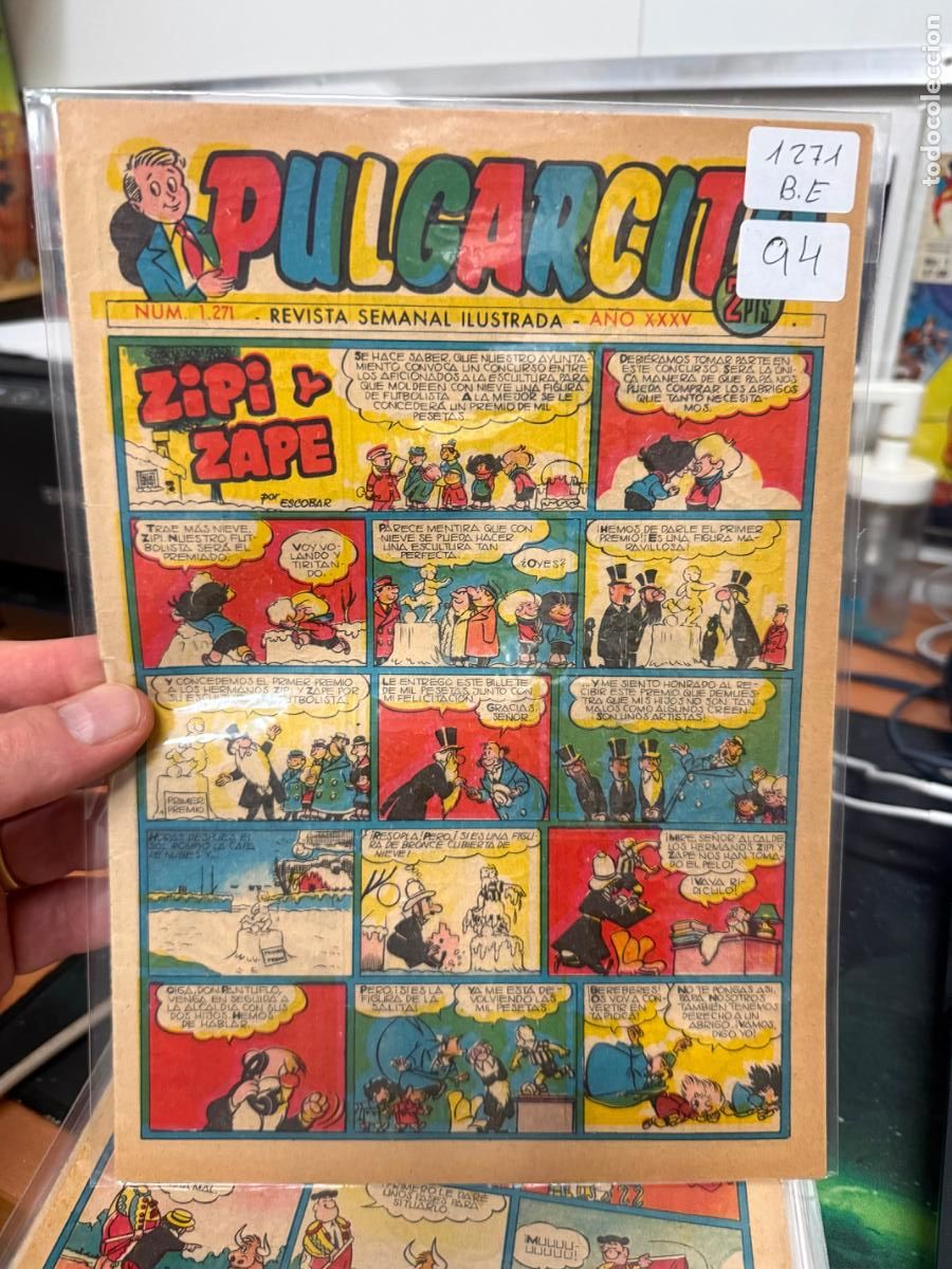Tebeos: PULGARCITO EDITORIAL BRUGUERA NUMERO 1271