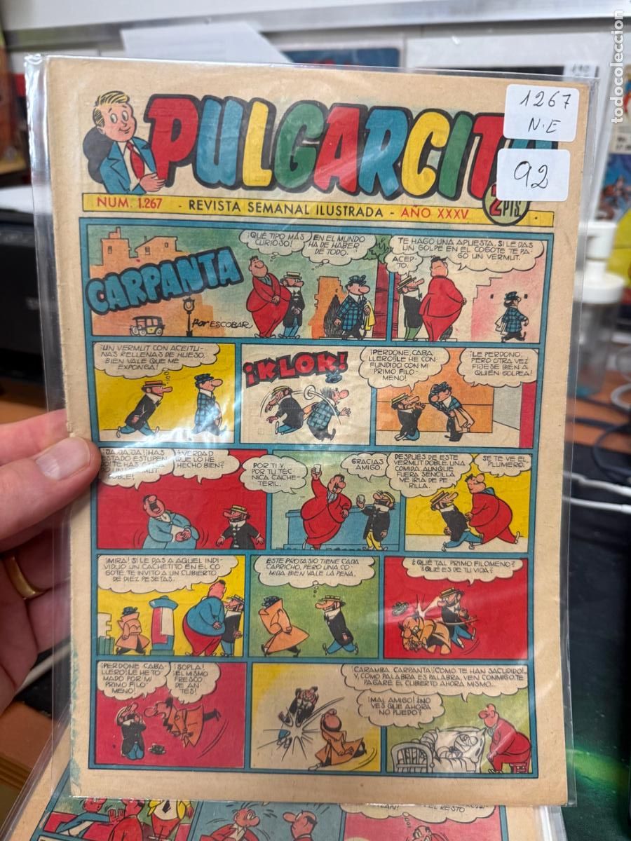 Tebeos: PULGARCITO EDITORIAL BRUGUERA NUMERO 1267