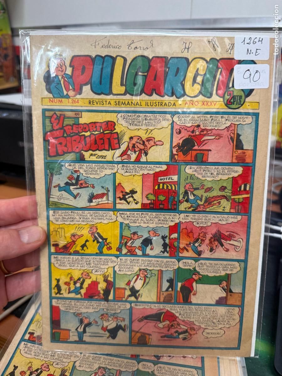 Tebeos: PULGARCITO EDITORIAL BRUGUERA NUMERO 1264