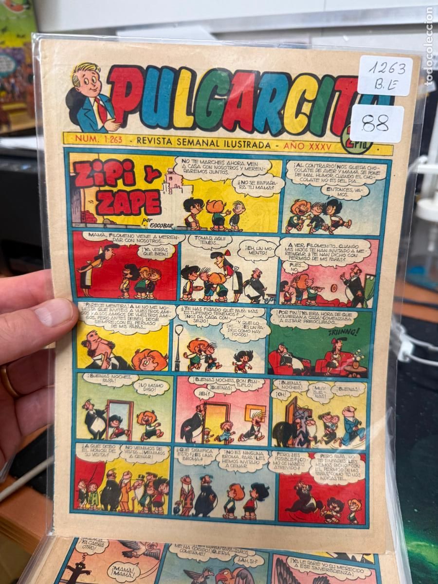 Tebeos: PULGARCITO EDITORIAL BRUGUERA NUMERO 1263