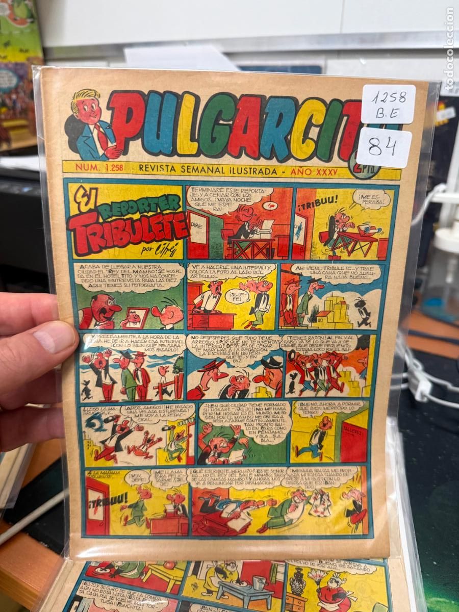 Tebeos: PULGARCITO EDITORIAL BRUGUERA NUMERO 1258
